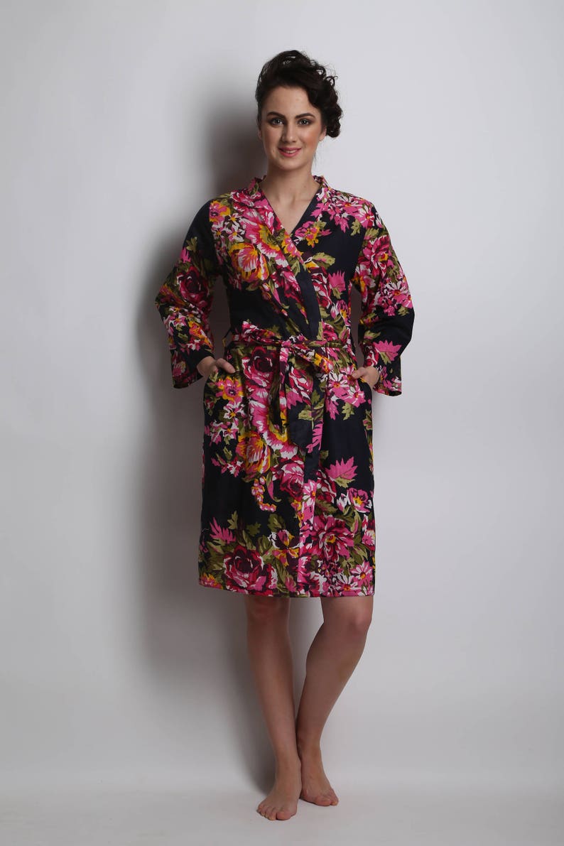 cotton bride dressing gown