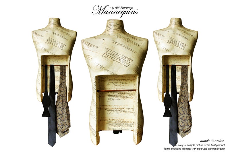 Elegant Tie Bow Tie Hanger Bust Mannequin Showcase Jewellery Etsy