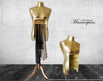 GOLD Tie Bow Tie Hanger Bust Mannequin Showcase Jewellery Display Exclusive Furniture Bedroom Dressing Room: Elvis