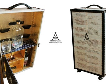 Suitcase 2024 bar cabinet