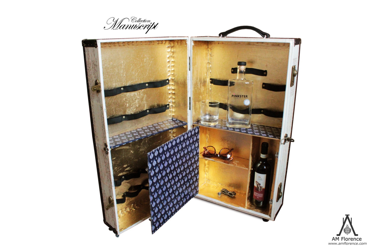 Luxury Portable Liquor Suitcase Hardsided Luggage Etsy UK