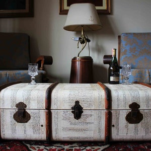 Bentwood Vintage Steamer Trunk Coffee table, toy hope chest storage bench Exclusive furniture: Keith
