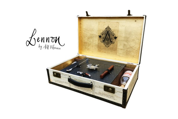 vintage inspired suitcase