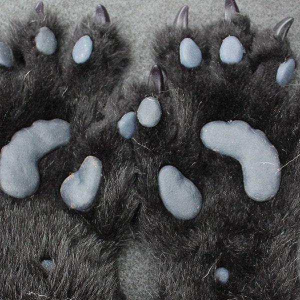 Realistic Silicone Anthro Pawpads for Fursuit Hands
