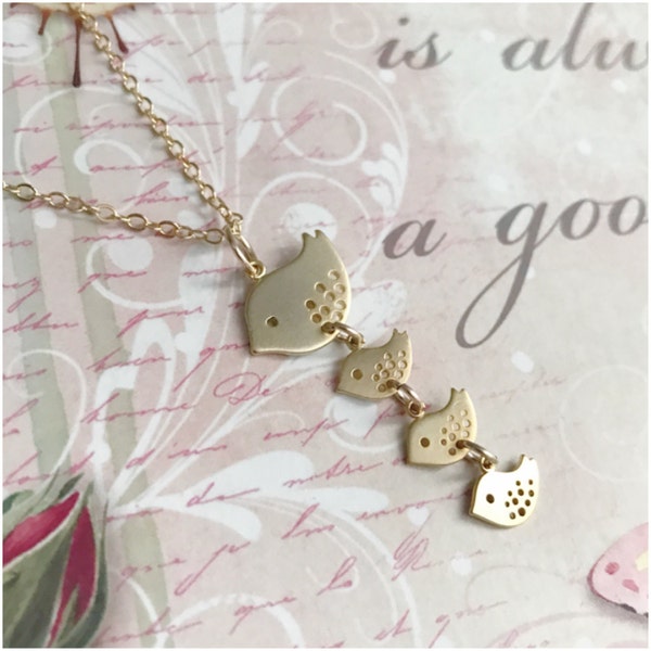 Baby Bird Necklace Etsy