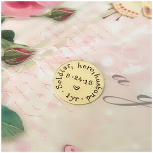 1&quot; Yellow Gold Coin - Personalized Round Keepsake - Marriage Proposal Idea - Custom Token - Will You Marry Me? - Silver Rose Gold Available