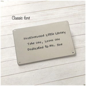 Gepersonaliseerde Display Plaque Gepersonaliseerd met uw tekst - Hand gestempeld metalen plaquette - Aangepaste aluminium tag - Custom Credit Card Size Sign