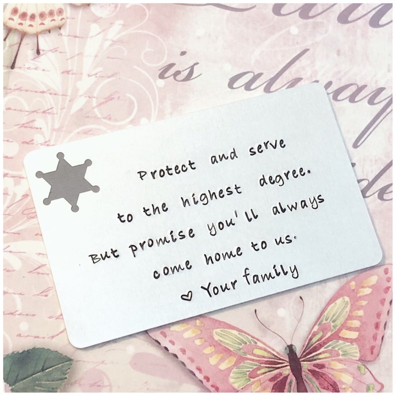 6 Point Star Badge Wallet Card Marshal Badge Wallet Insert Etsy
