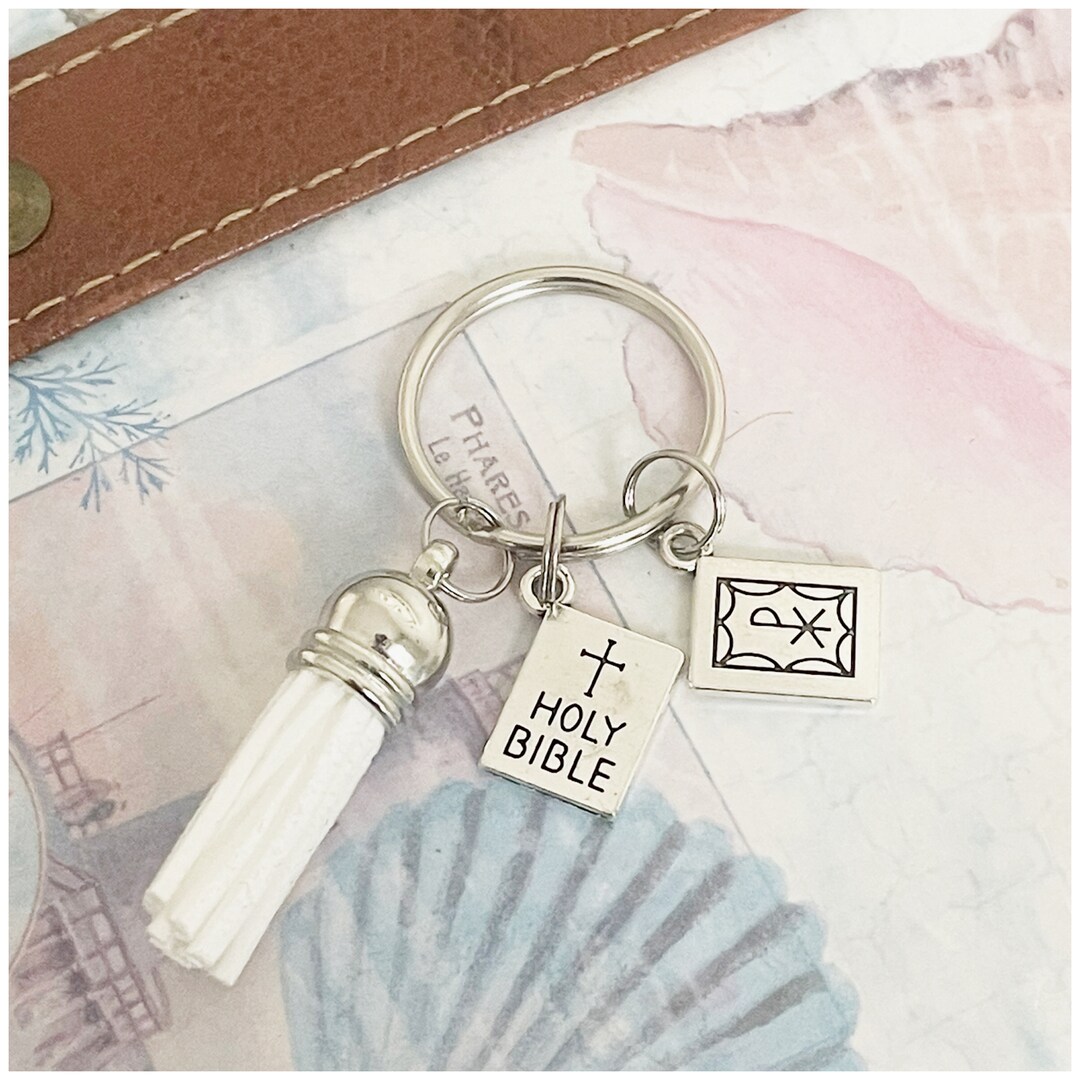 Religious Keychain - Faith Accessory - Simple Christian Key Ring ...