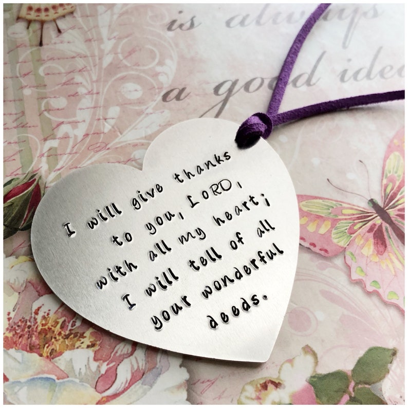 Gift Box Any Message Engraved Personalised Large Pink Aluminium Heart Bookmark