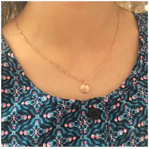 Inateannal Collana a ciondolo a medaglione moneta Catena di corda con tocco d'argento Collana a catena del disco grosso Gioielli per girocollo per donne per donne