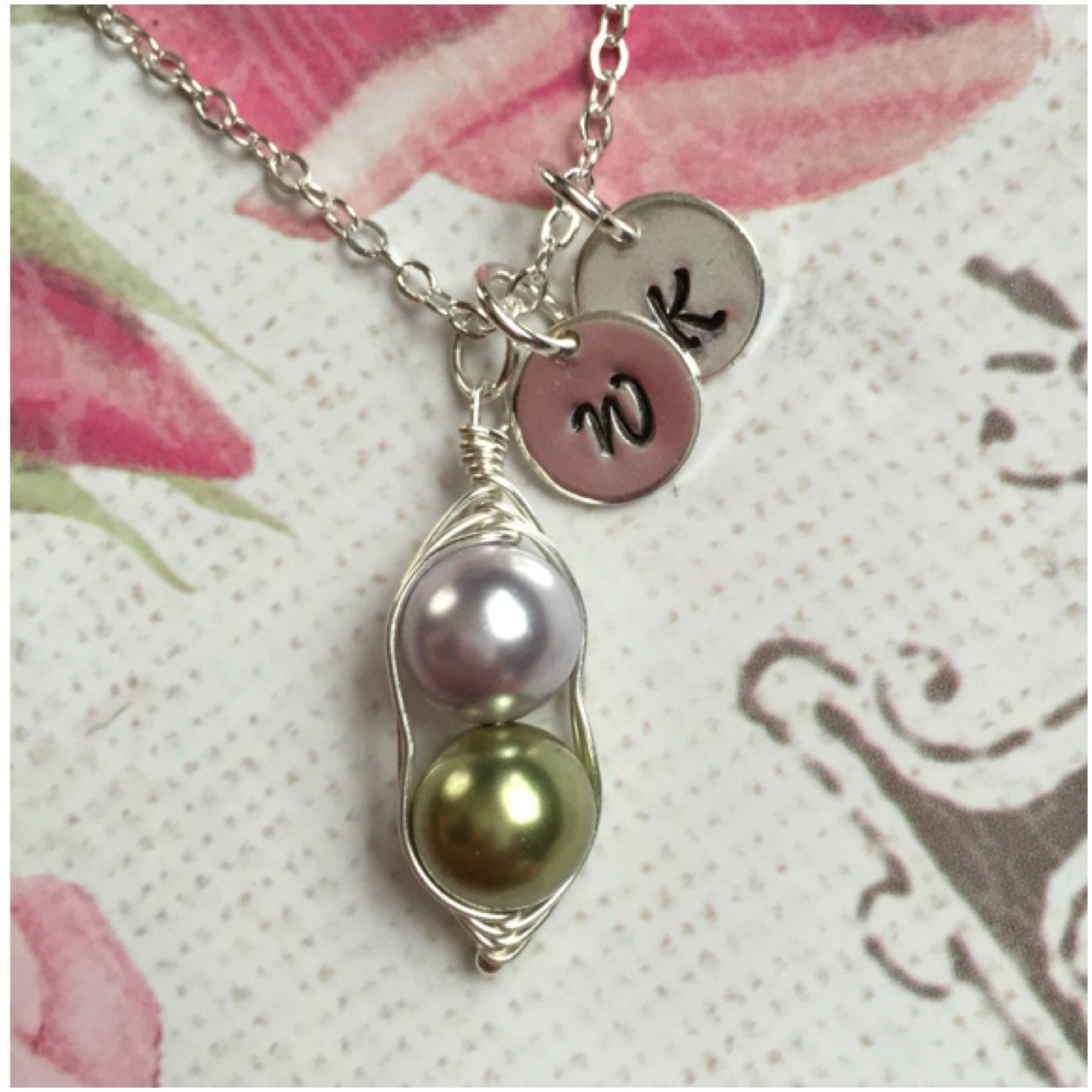 Peas in a pod necklace krafty chix sale