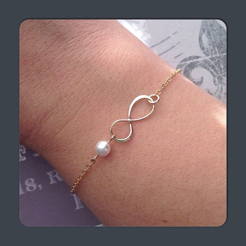Mother Daughter Infinity Bracelet Set Adult Sizes 2 Gold Etsy