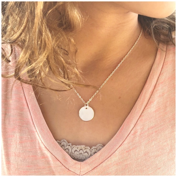 Disc necklace canada hot sale