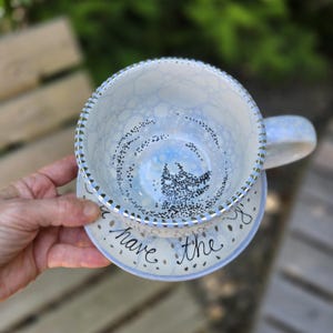 Grim, Tasse,Geschenk für Potterhead,besonderes Geschenk, handgemacht,My dear you have the Grim, Harry Pottery, Weihnachtsgeschenk Freundin