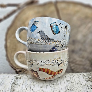 Ravenclawe,Tasse,handgemacht, Geschenk für Potterfan,Leseratte, besondere Geschenkidee,Geschenk Weihnachten,Potterhead,Hogwart,Harry Pottery