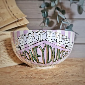 Harry Pottery,Müslischale,Leseratte Geschenk für Potterhead,Weihnachtsgeschenk,besonders,Potterfan,Hogwards, Cosplay,Keramikschale,bunt,süß