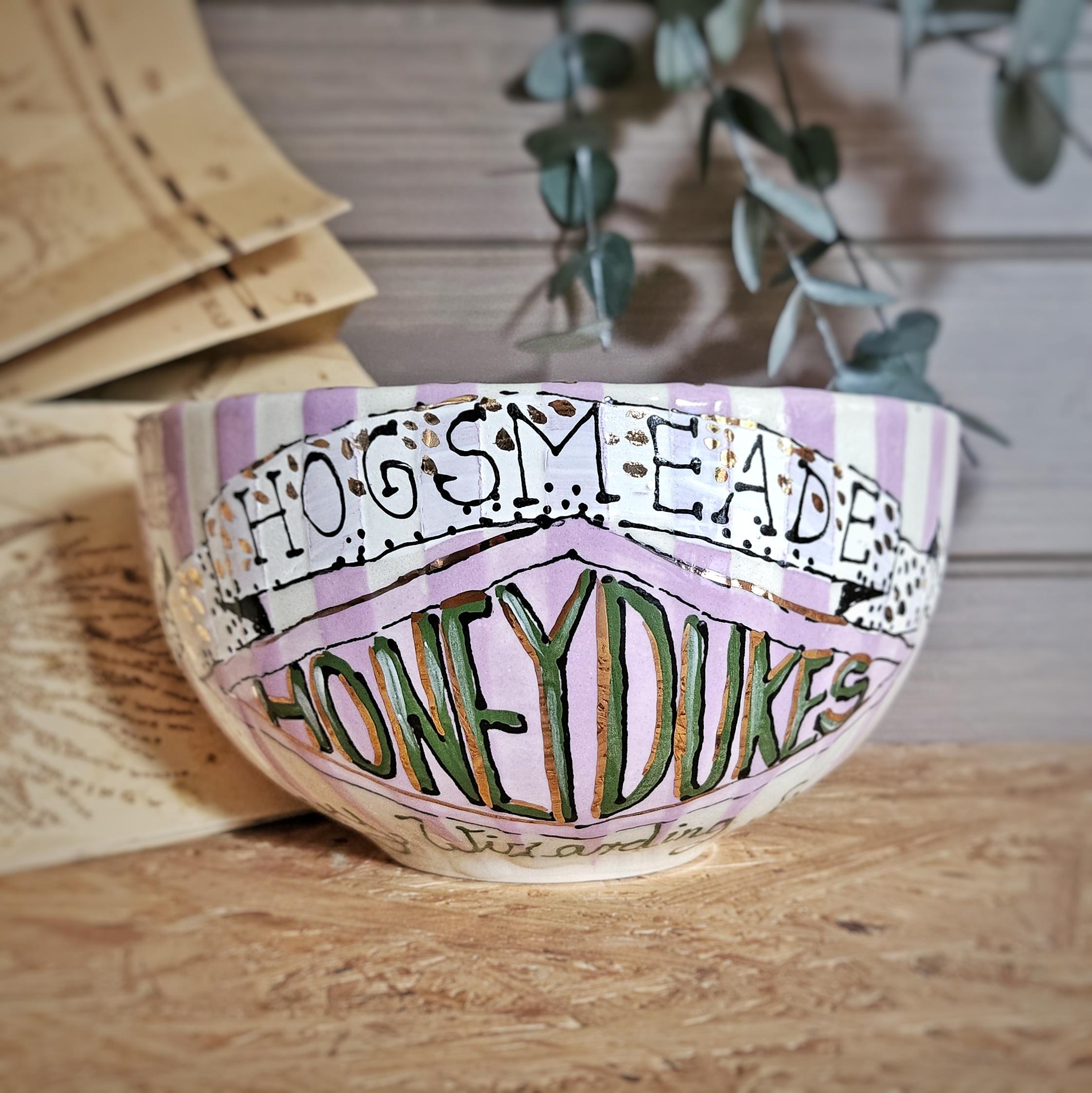 Harry Pottery,Müslischale,Leseratte Geschenk für Potterhead,Weihnachtsgeschenk,besonders,Potterfan,Hogwards, Cosplay,Keramikschale,bunt,süß