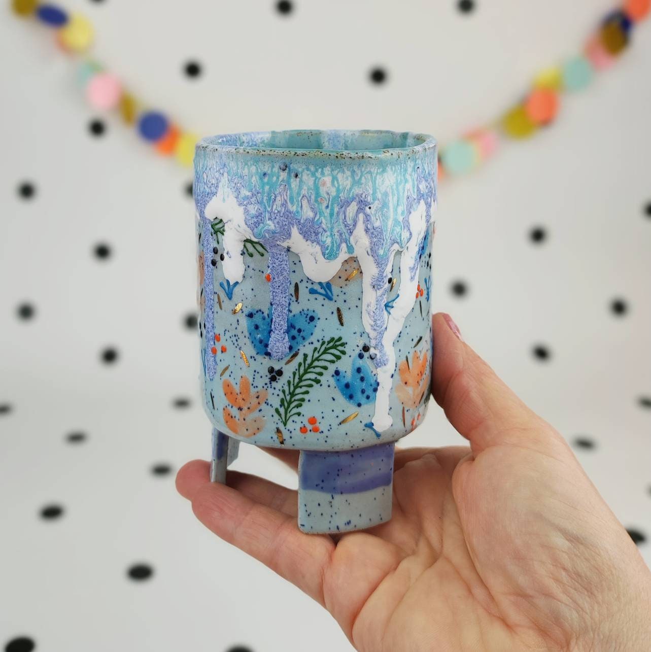 Pot de Plantes, Brigid, Pot à La Main, Fleurs, Boho, Céramique, Lune, Sorcière