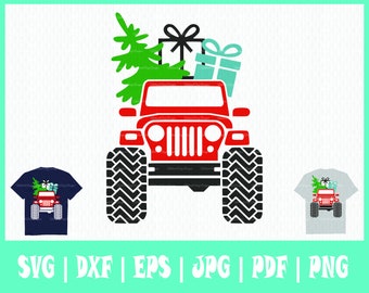 Download Free Christmas Jeep Svg Etsy SVG Cut Files