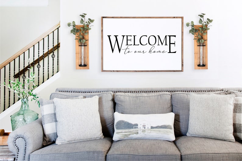to Our Home Printable, Digital Print, Printathome Wall Art