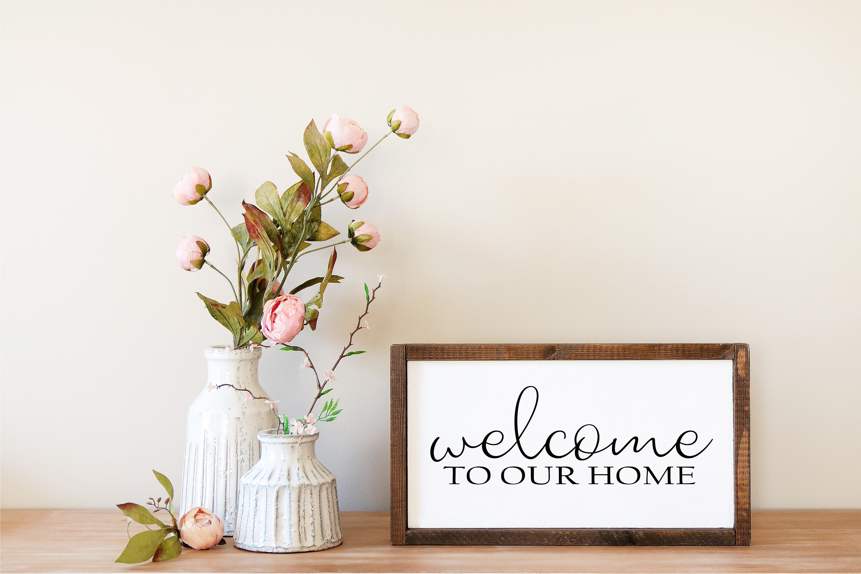 Welcome to Our Home Printable, Digital Print, Print-at-home Wall Art ...
