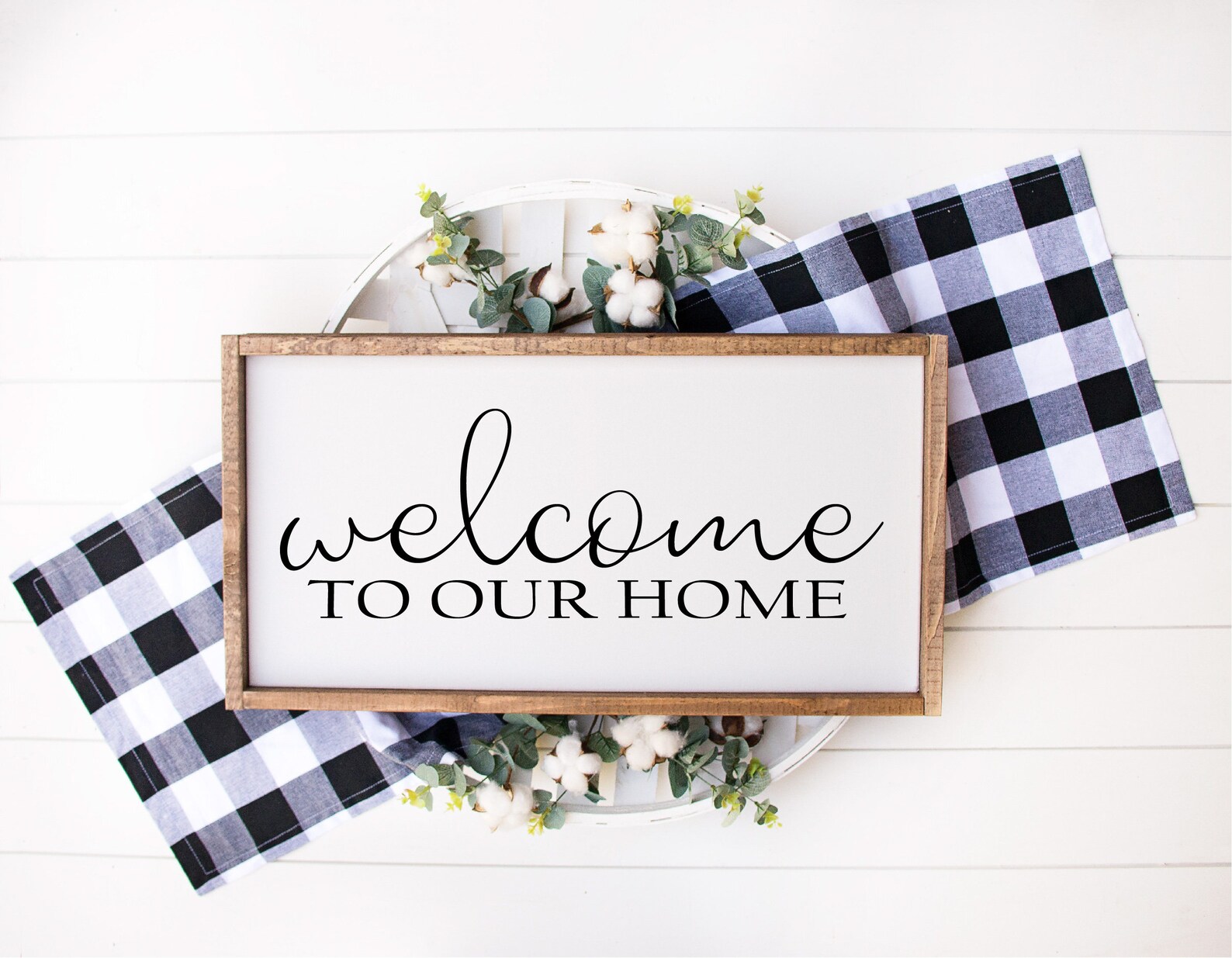 Welcome to Our Home Printable, Digital Print, Print-at-home Wall Art ...