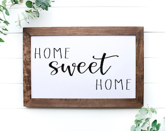 Home Sweet Home Sign, DIY Home Decor, Farmhouse Printable Wall Art, Farmhouse Decor, Digital Download, Farmhouse Quote, Living Room Art