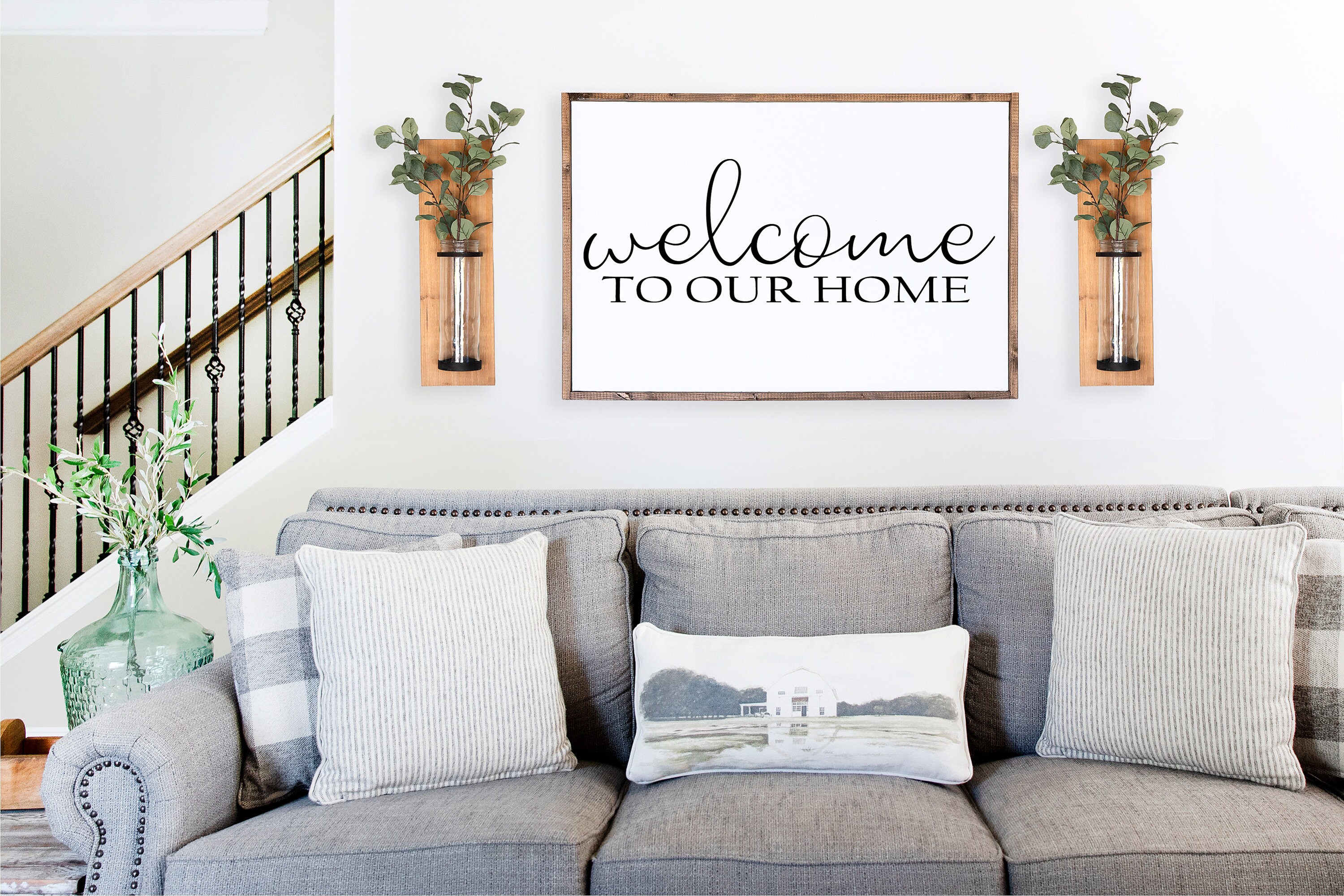 Welcome to Our Home Printable, Digital Print, Print-at-home Wall Art ...