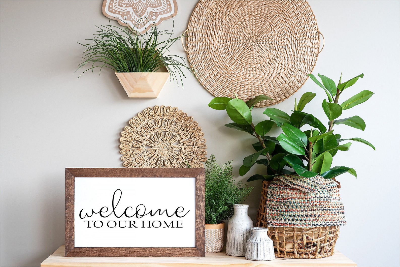 Welcome to Our Home Printable, Digital Print, Print-at-home Wall Art ...