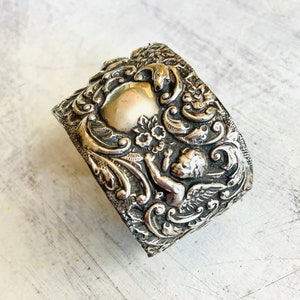 Boîte D'allumettes Art Nouveau En Argent Sterling (.925) - Époque 1900-1940 - Occasion