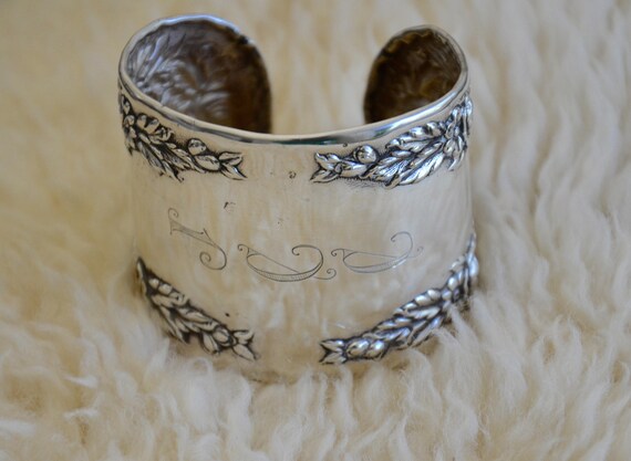 SALE! Sterling Silver Cuff Bracelet Kirk & Son An… - image 3