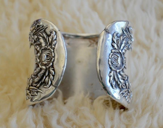 SALE! Sterling Silver Cuff Bracelet Kirk & Son An… - image 4