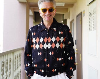 ジャケット・アウター 50s rayon gabardine jacket argyle il_1080xN.6598563992_6rwv.jpg