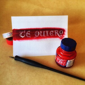 TARJETA PERSONALIZABLE escrita a mano