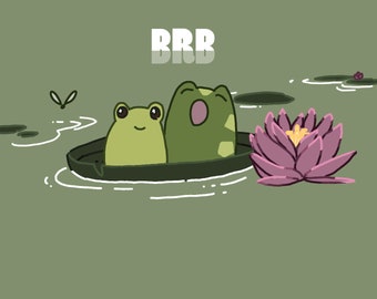 Animated Frog Twitch Screen | Overlay | Starting Soon | BRB | Offline | Cute