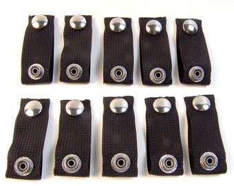 Extender Snaps for Your Boat Cover, Jacket, Tent (Extend A Snap), Adds 2" Inch, Finger Loop Built In, 10 Piece Set