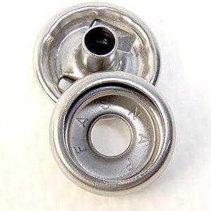 Snap Cap & Socket, Marine Grade Stainless Steel, Fasnap Brand, 25 Piece Set