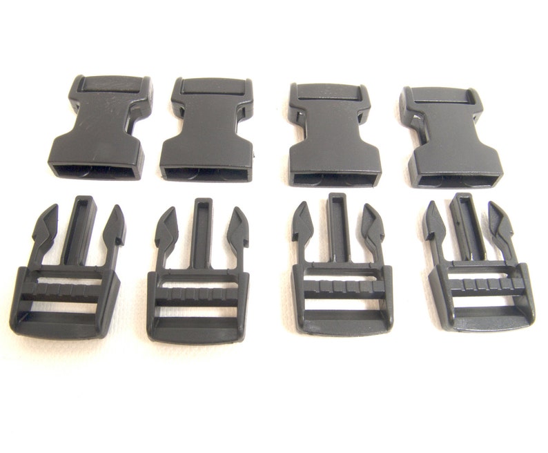 1 Plastic Quick Release Buckle, Clip, Side Release, 4 Piece Set Etsy