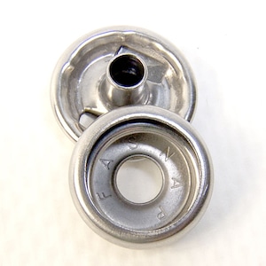 Stainless Steel Snap Fastener&#39;s, 50 Piece, Cap & Socket Only, Marine Grade High Quality Metal