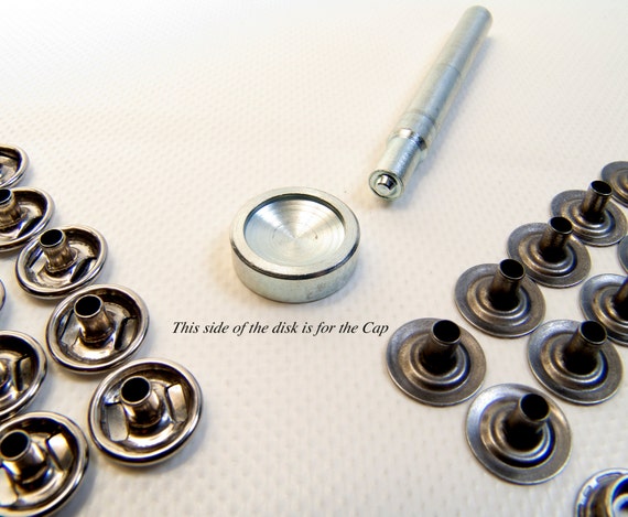 Snap Repair Kit W/ Setting Tool & Nickel Plated Brass Snaps 