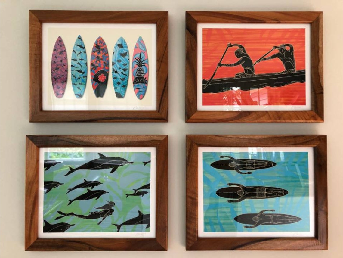 Solid Hawaiian Koa Wood Picture Frames Etsy