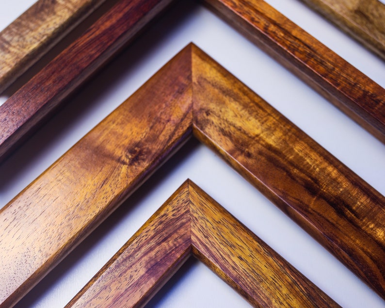 Solid Hawaiian Koa Wood Picture Frames Etsy