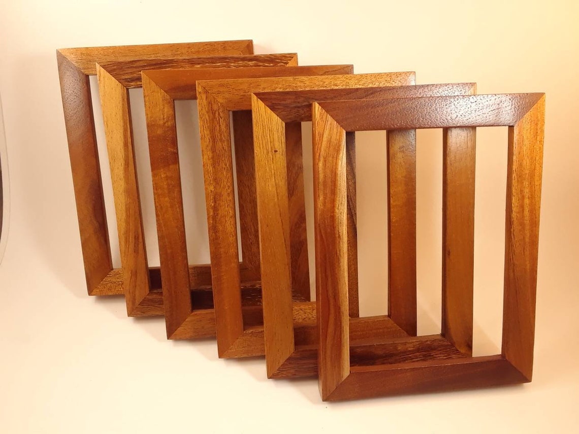 Solid Hawaiian Koa Wood 5x7 Picture Frame Lightweight Etsy