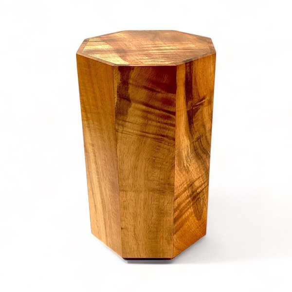 Solid Hawaiian Curly Koa Wood Urns - Koa, Mango, and Other Hardwoods