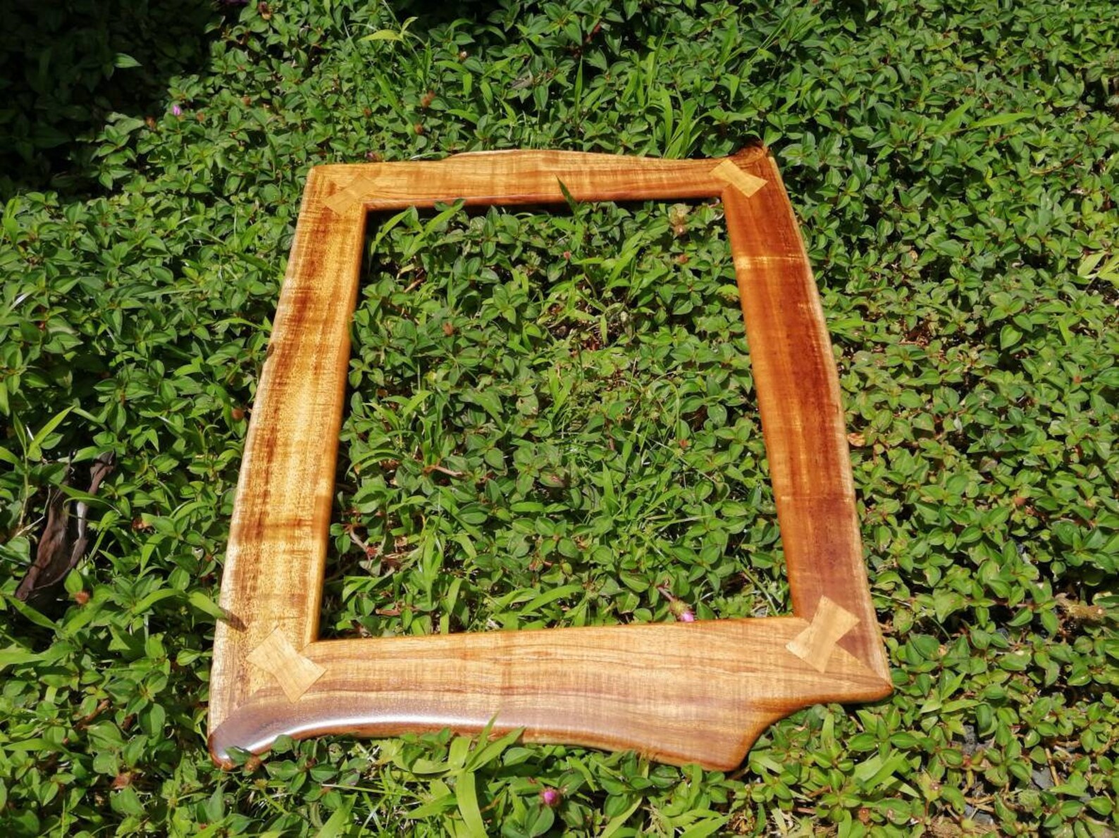 Rustic Hawaiian Koa and Mango Wood Sculpted Picture Frames Etsy