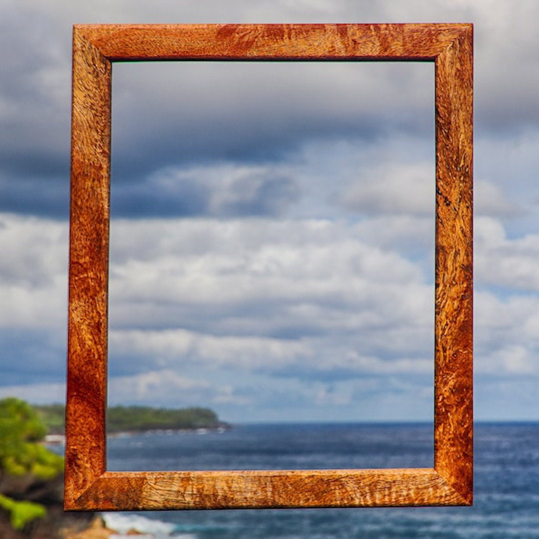 Cornici per foto in legno massello di mango hawaiano -  Italia