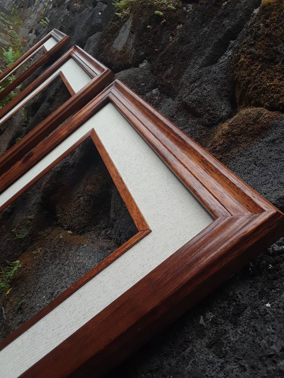 Formal Hawaiian Koa Wood Picture Frames With Inner Frame and Etsy