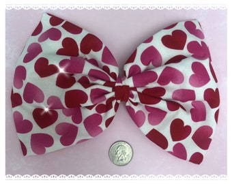 Hearts hair bow