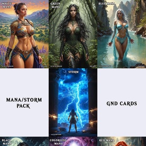 Value Pack of Storm-Mana Counters #4  (All Mana+Colorless+Storm)